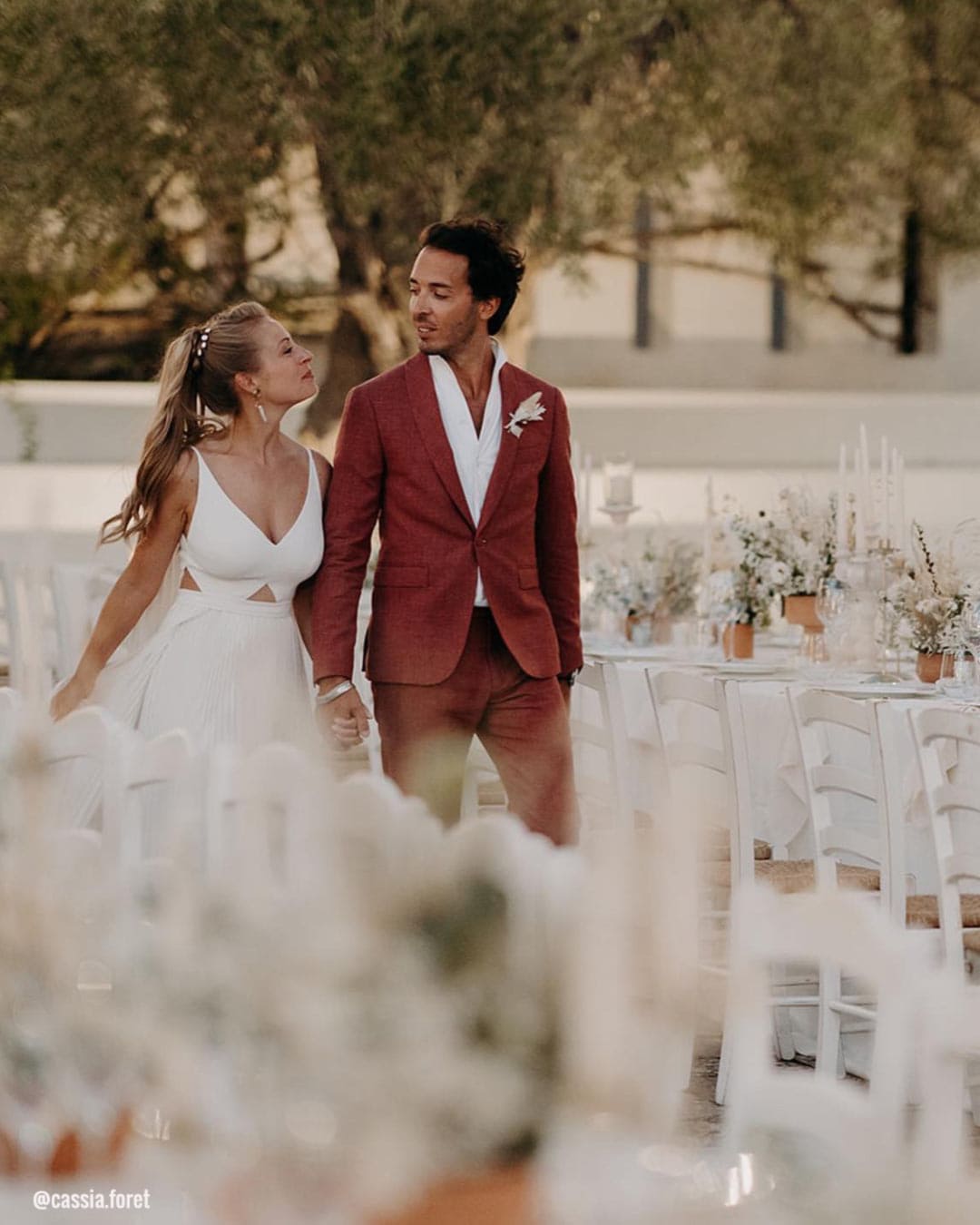 Terracotta Suits For Groom