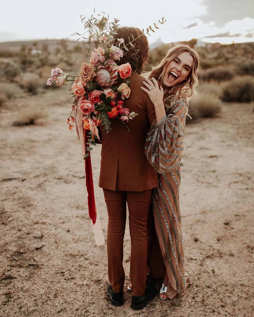 Bridesmaids' Dresses in Terracotta