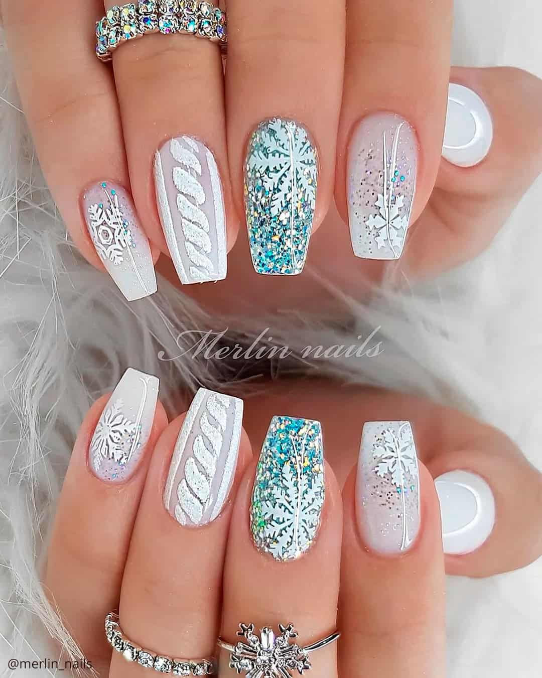 Red Christmas Nails
