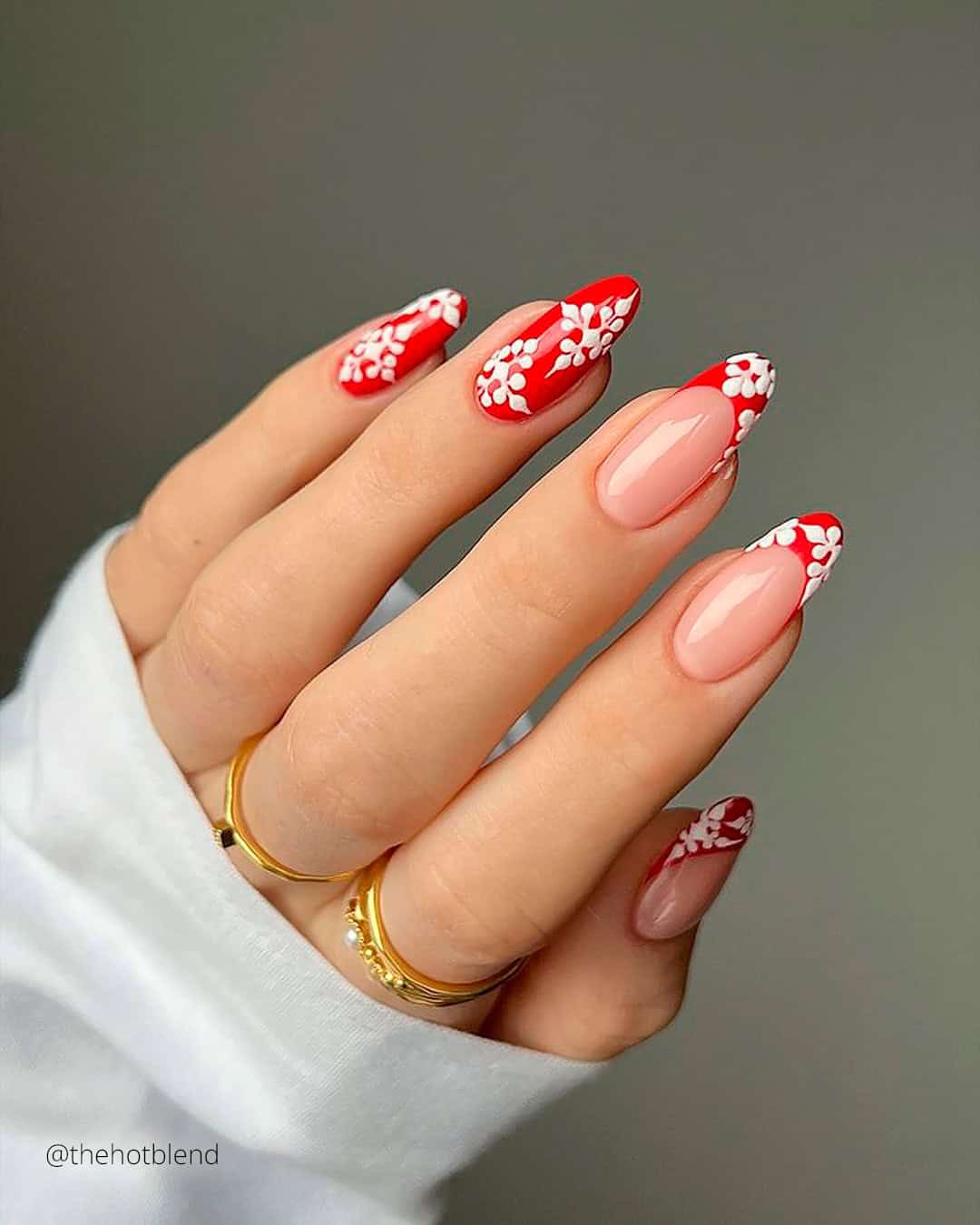 Red Christmas Nails
