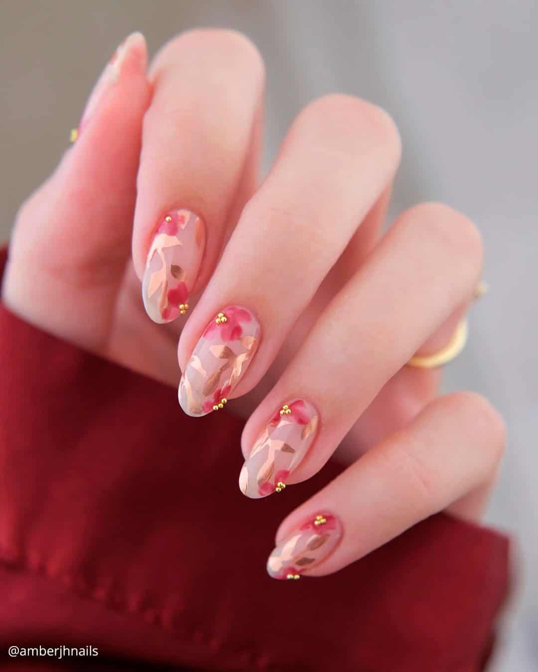 Blue Winter Nails