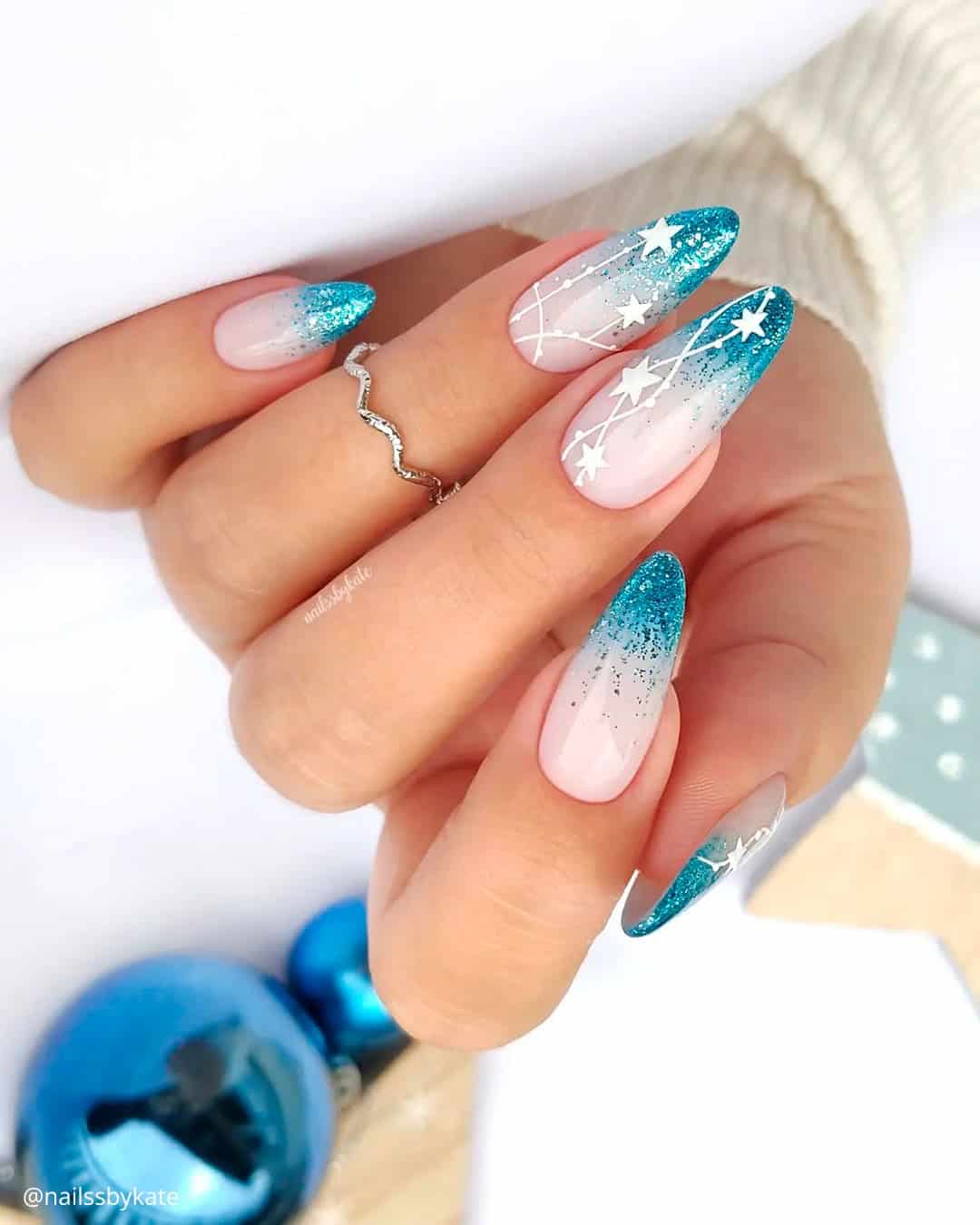 Pink Winter Nails
