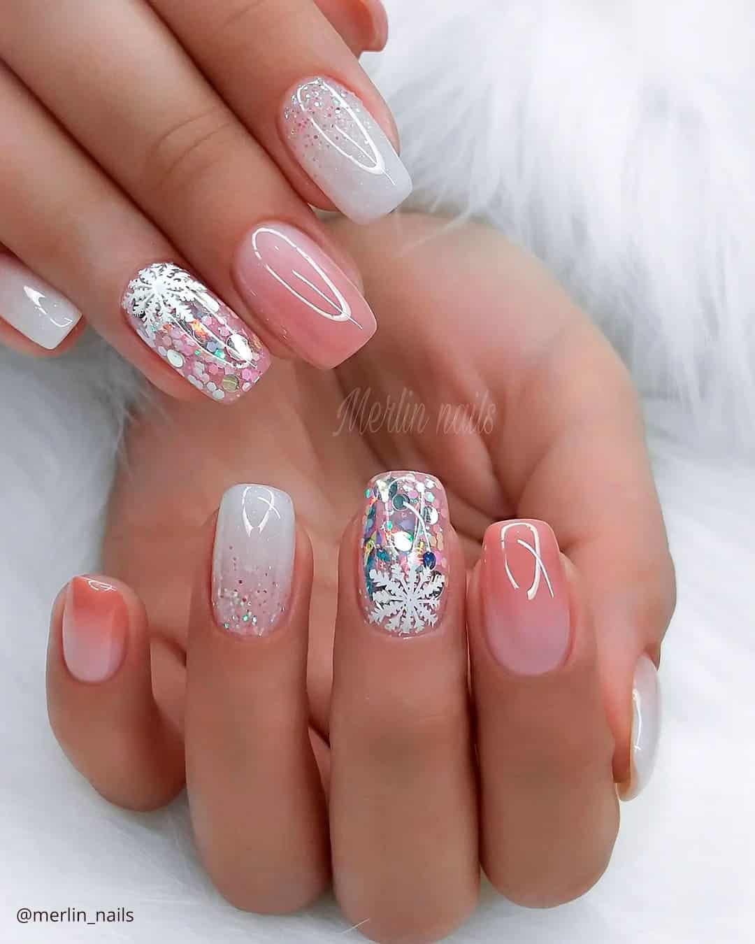 Winter Wedding Guest Nails