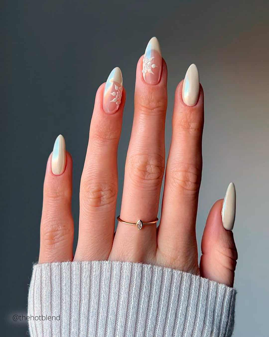 Simple Winter Nails