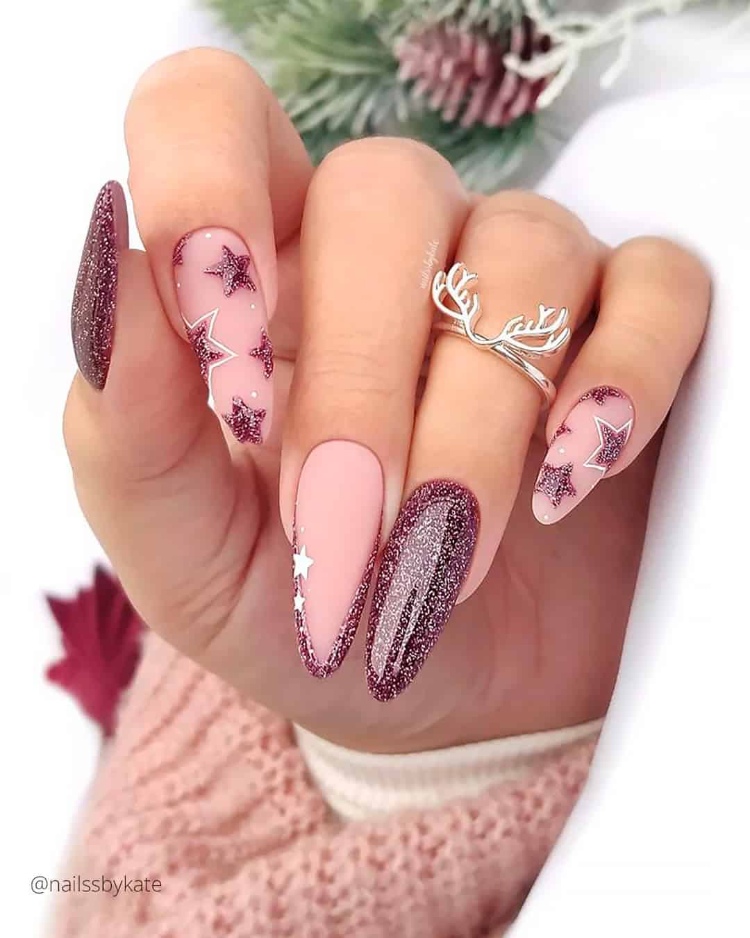 Winter Wedding Guest Nails