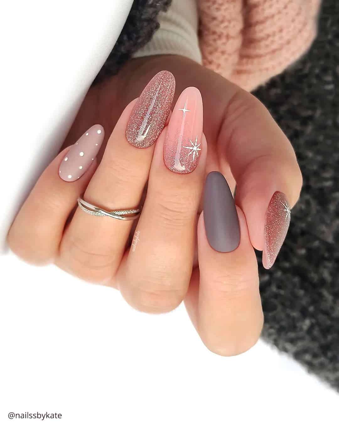 Simple Winter Nails