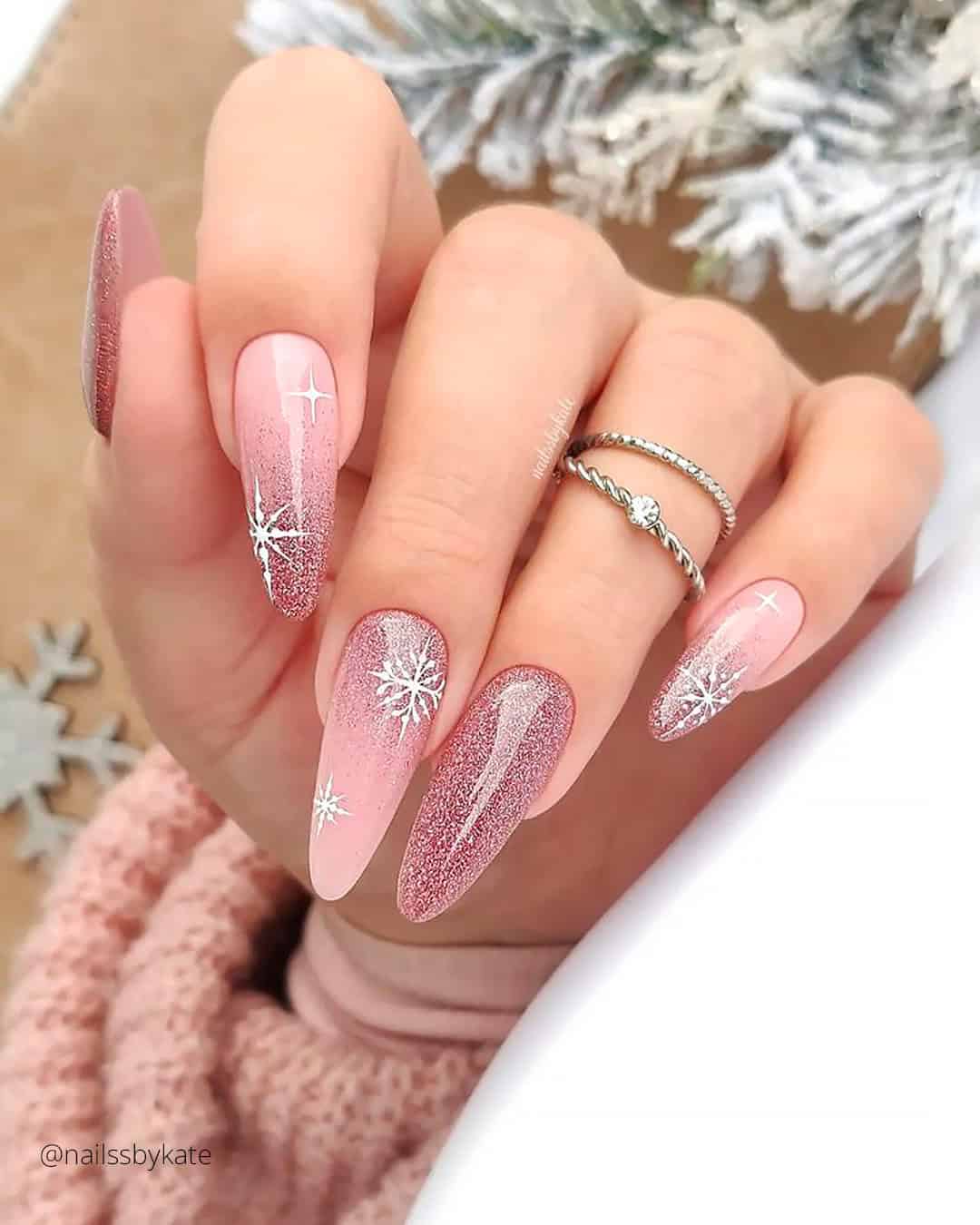Winter Themed Nails