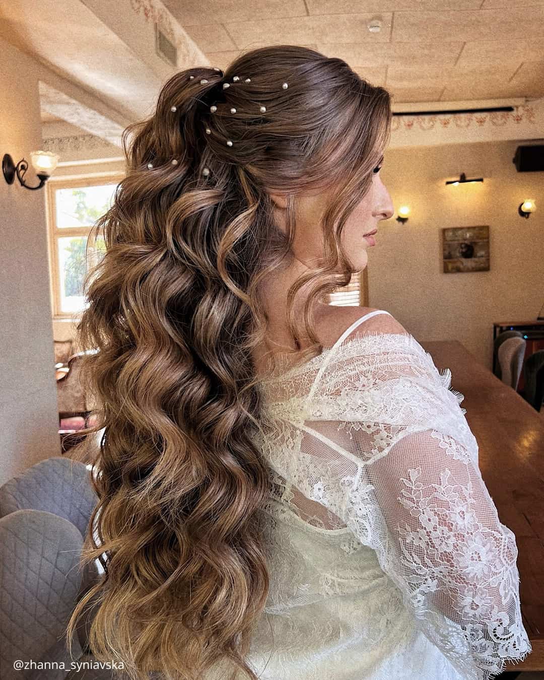 Beach Wedding Hairstyles With Veil