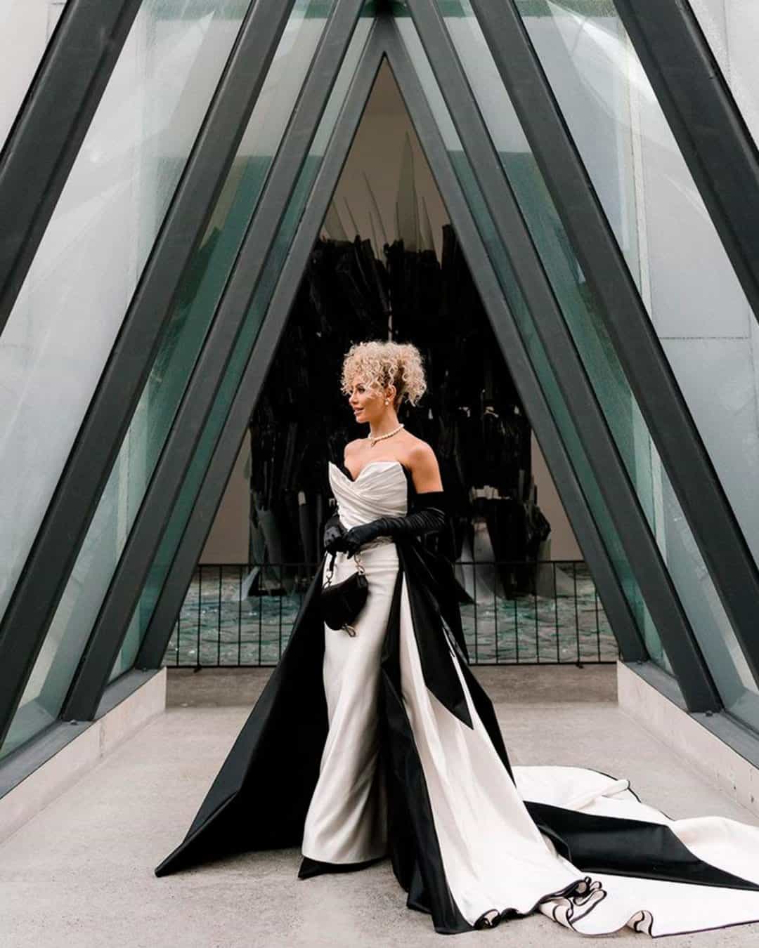 Black And White Wedding Dresses