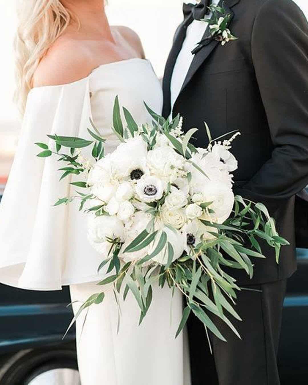 Black and White Wedding Cakes