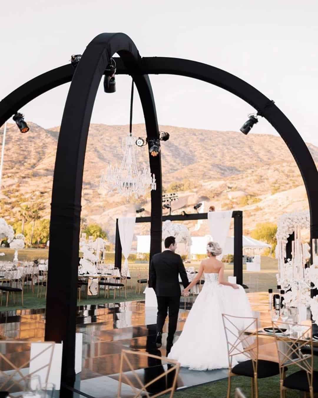 Black And White Wedding Reception Ideas