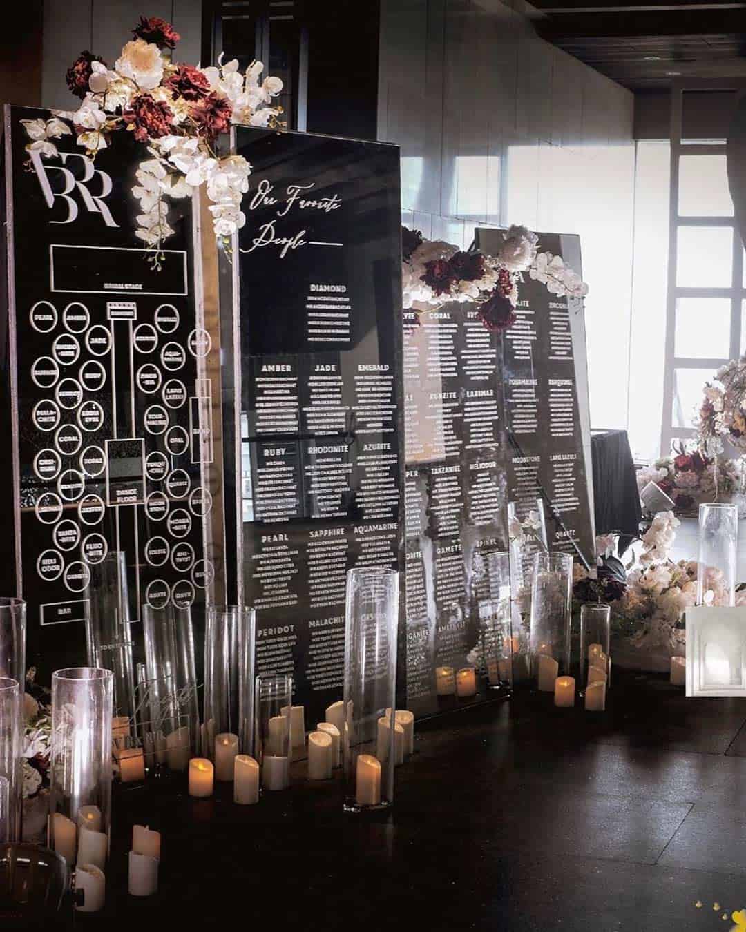 Wedding Seating Chart Ideas