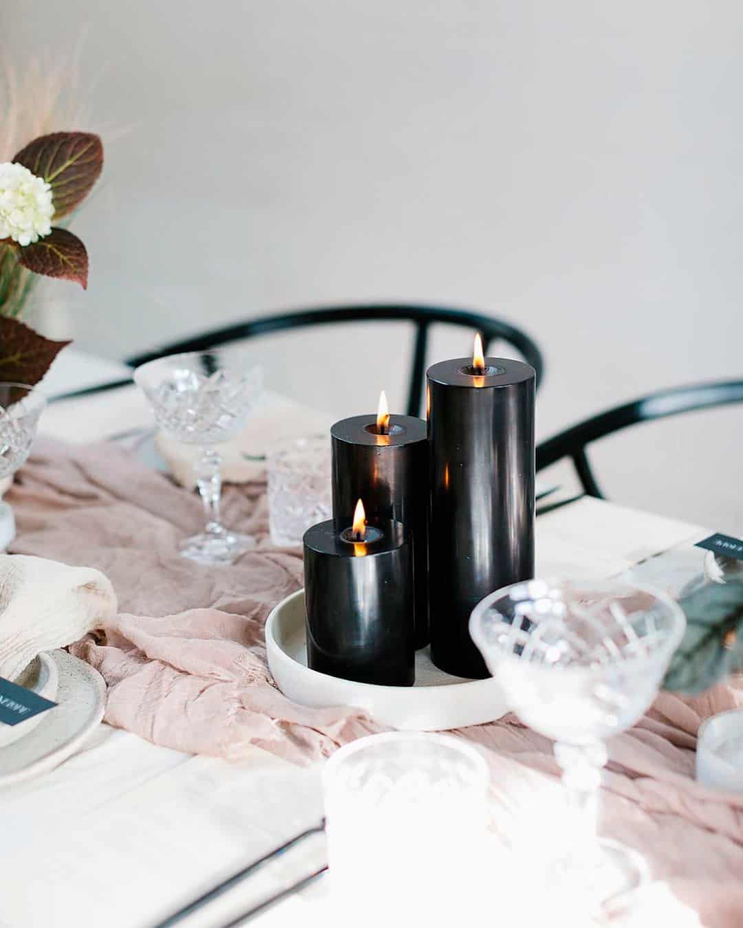 Black And White Flower Arrangements