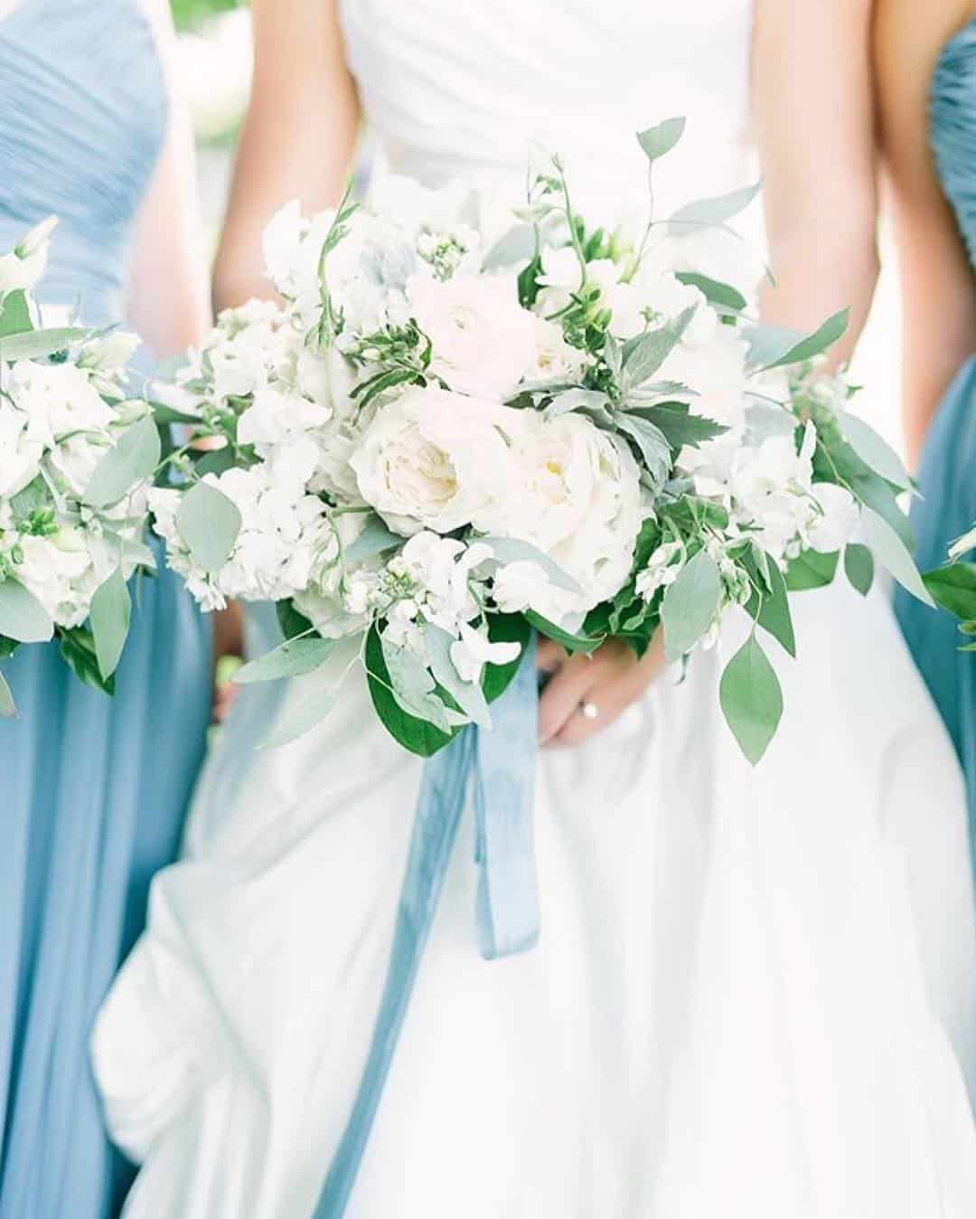 Blue And White Wedding Cakes