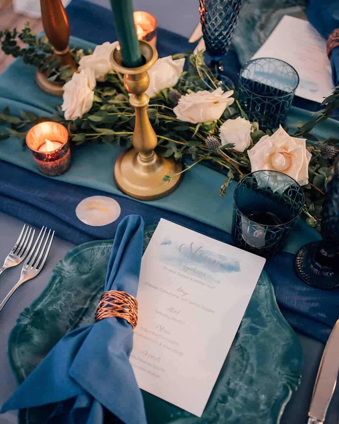 Blue And White Flower Arrangements