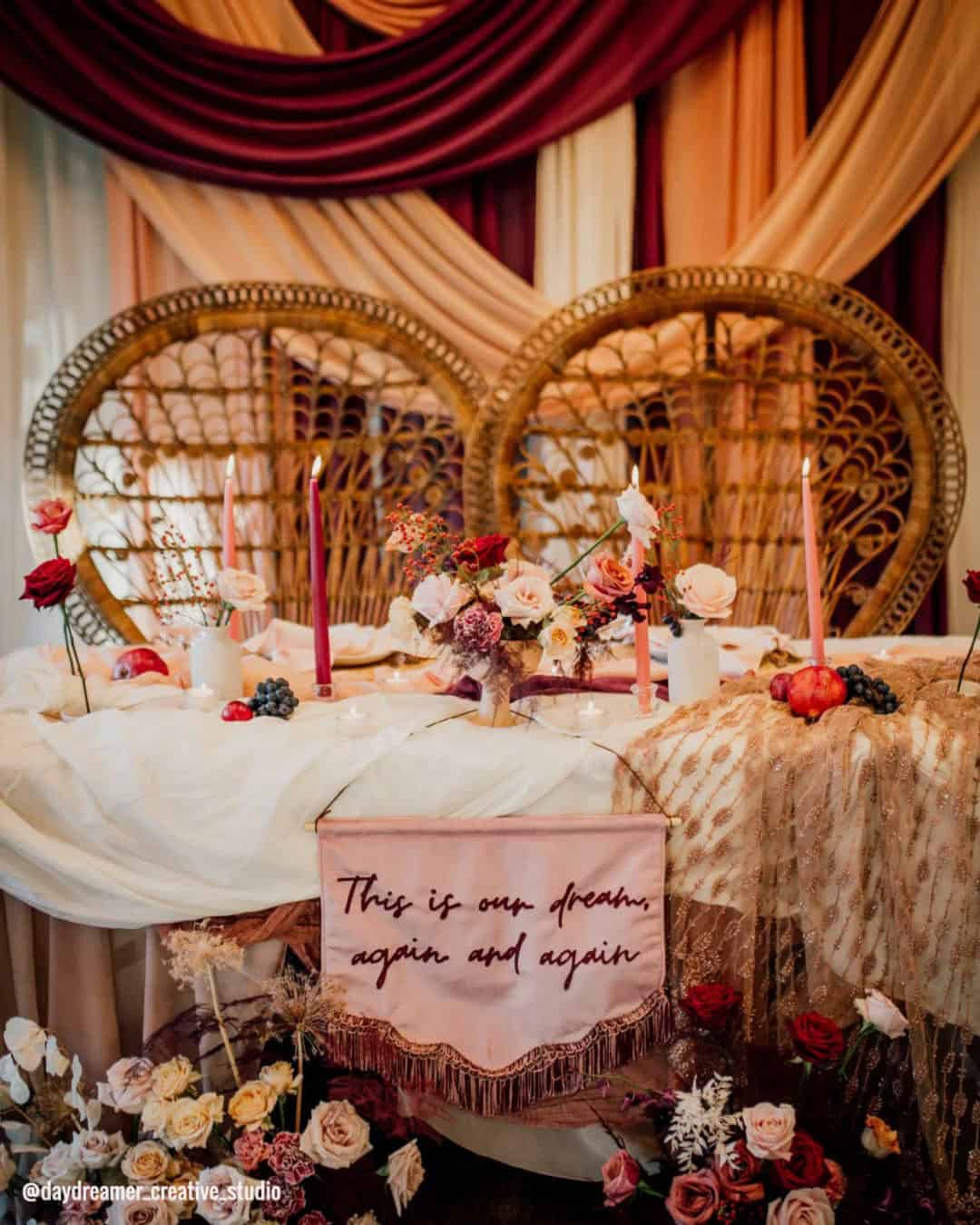 Bohemian Wedding Chair Decor Ideas