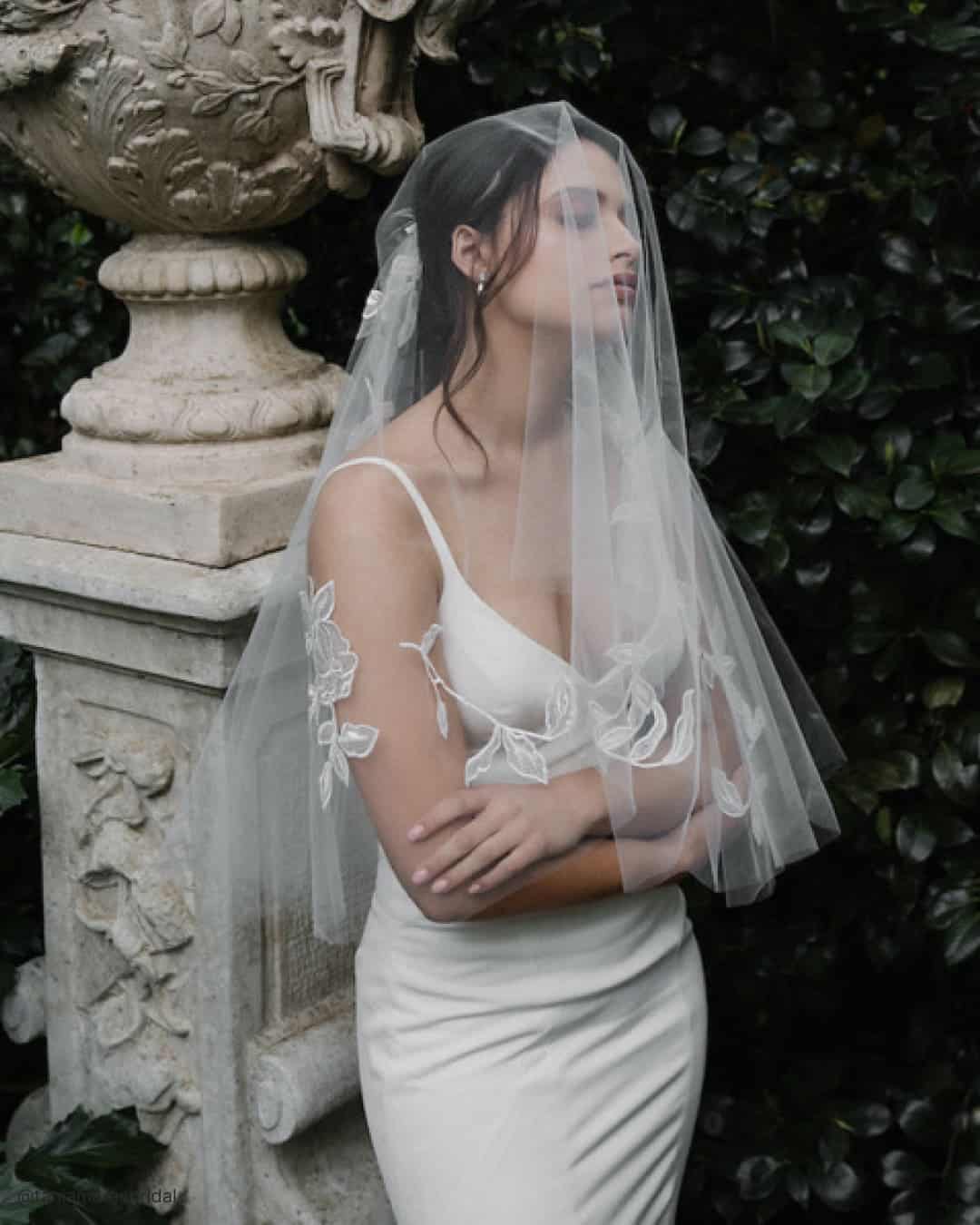 Long Veils: Floor-Length, Chapel, and Cathedral