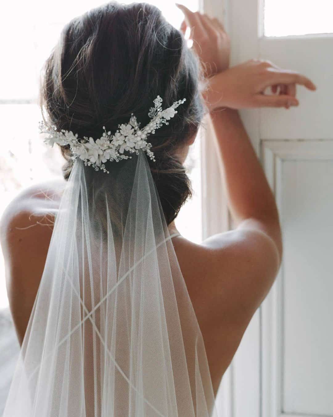 Wedding Hairstyles With Veil Front View Ideas