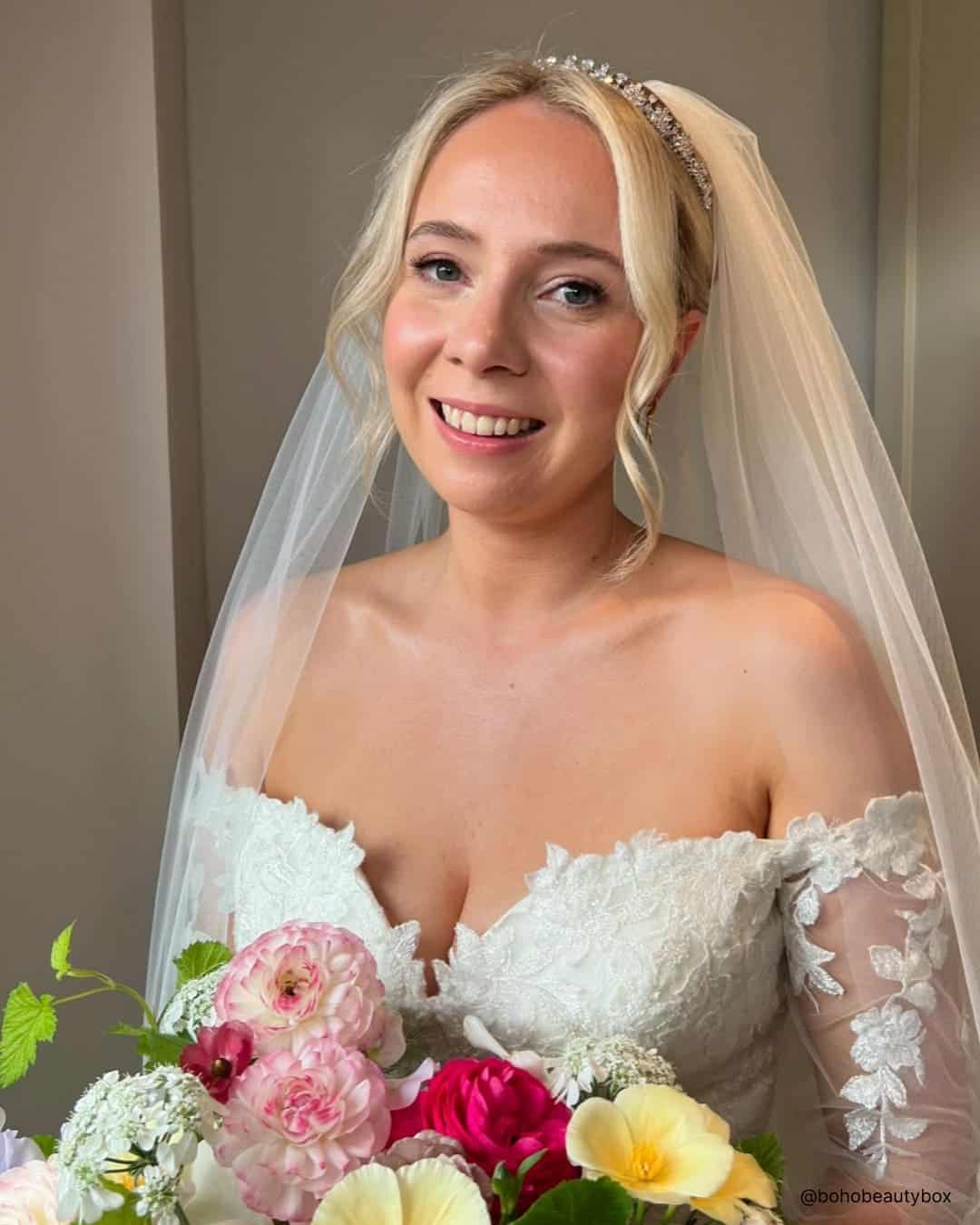 Wedding Hairstyles With Veil And Headpiece