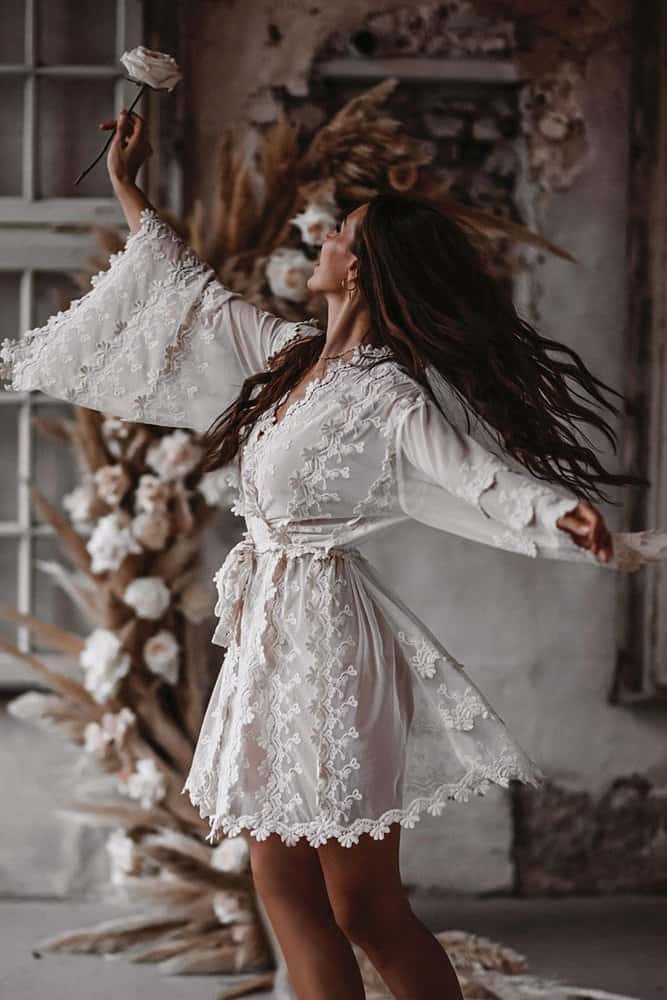 Charming Lacy Robes