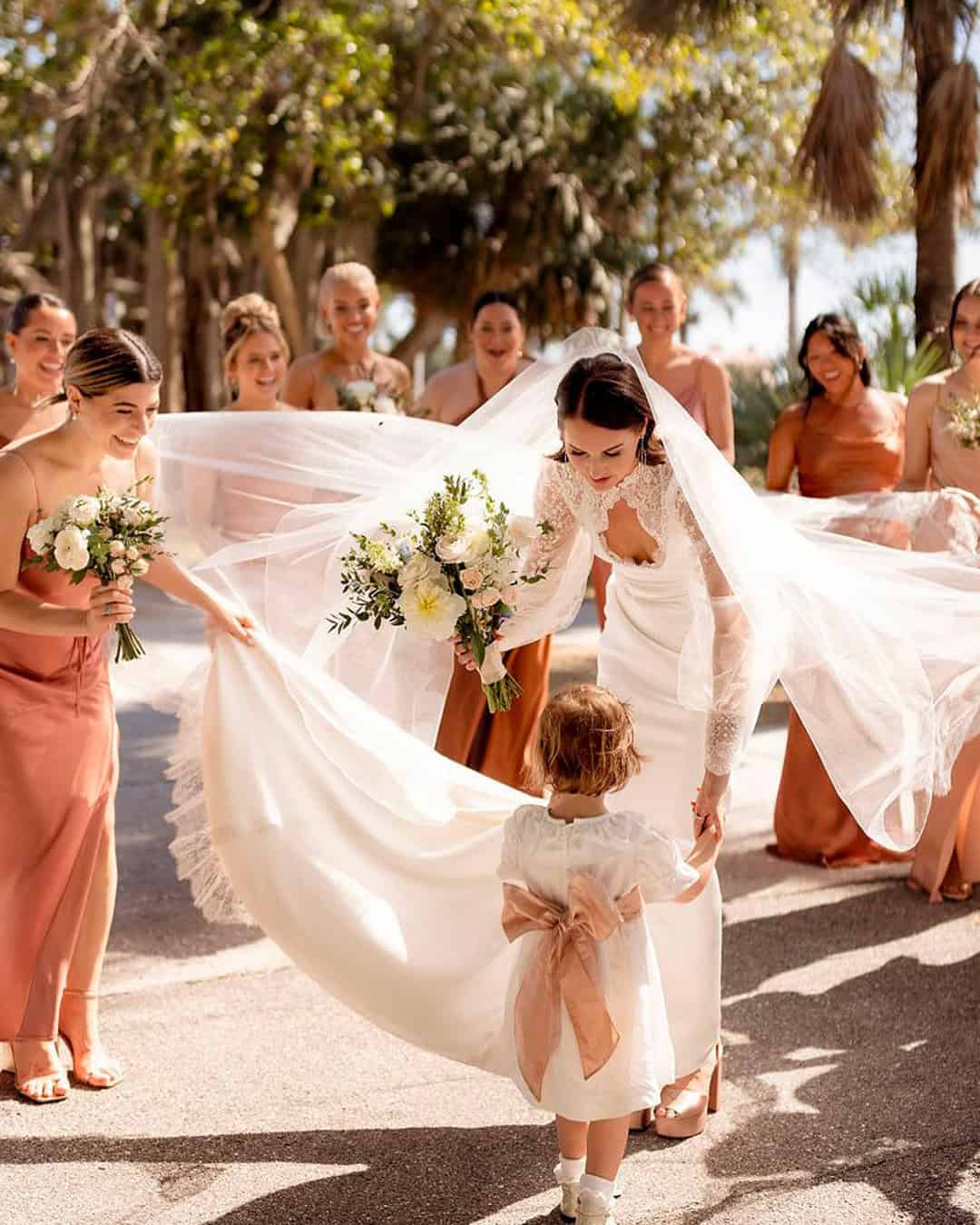 Walking to the Ceremony