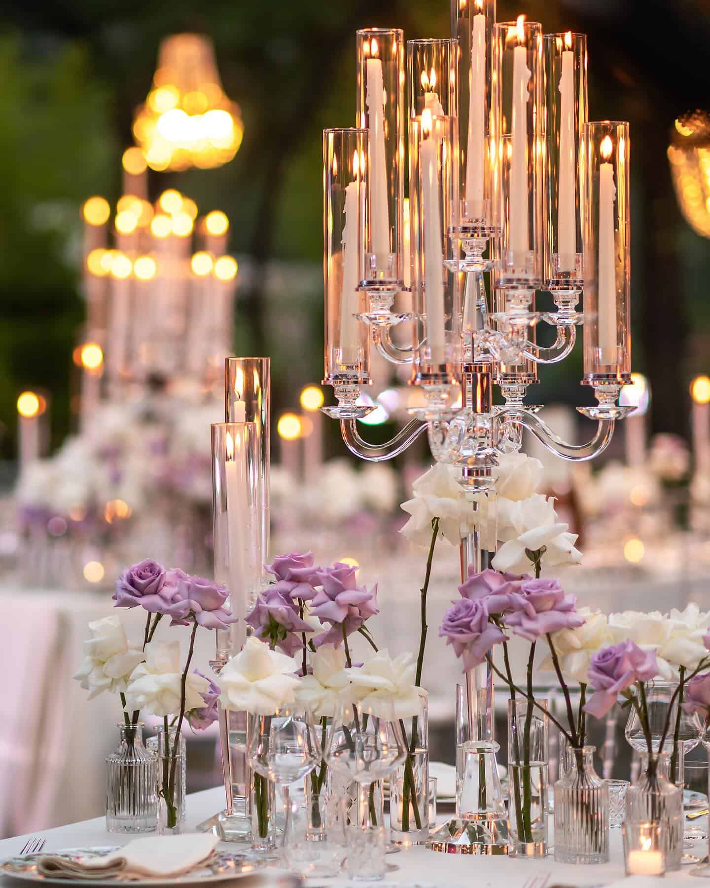 Rose, Lilac, and White Romance