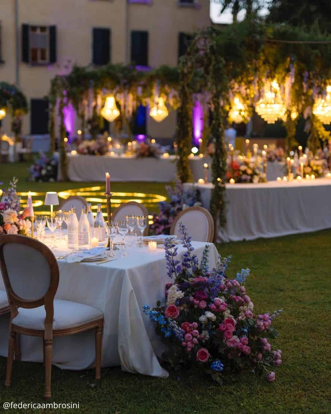 Rose, Lilac, and White Romance