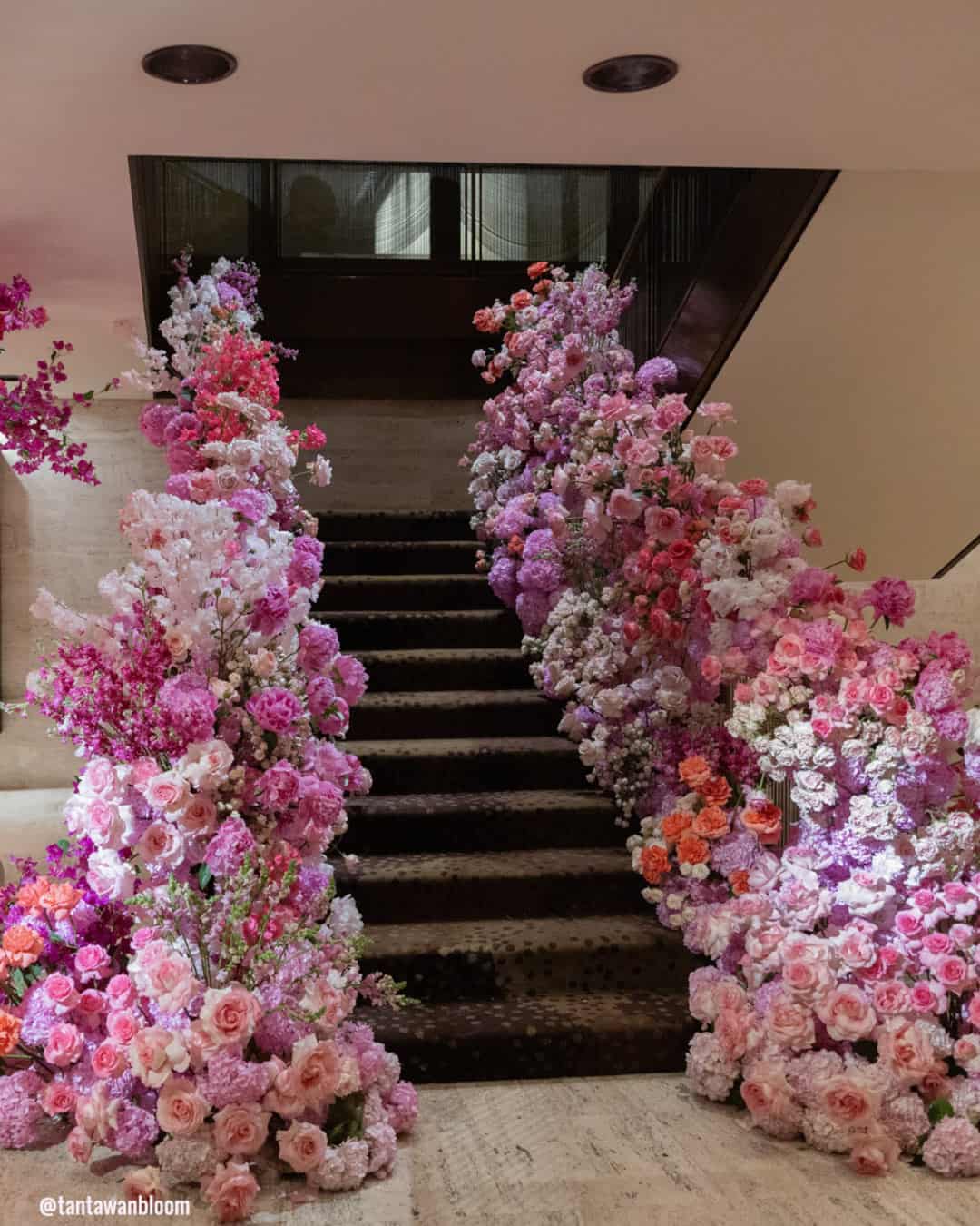 Rose, Lilac, and White Romance