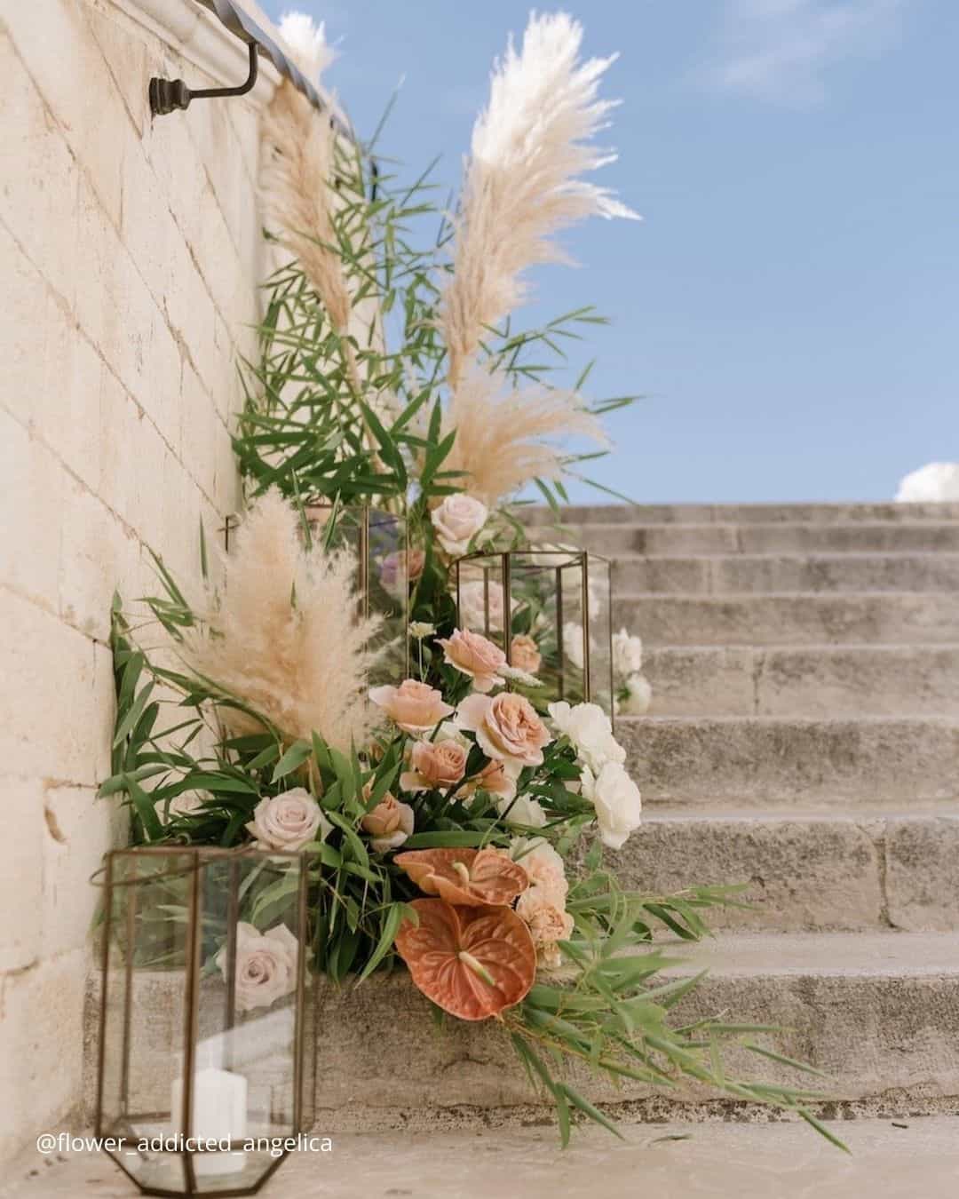 Boho Wedding Aisle Decor