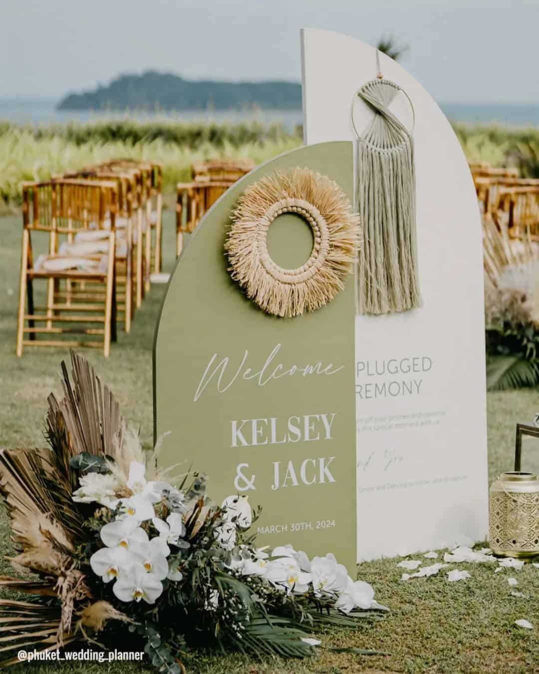 Modern Boho Wedding Decor