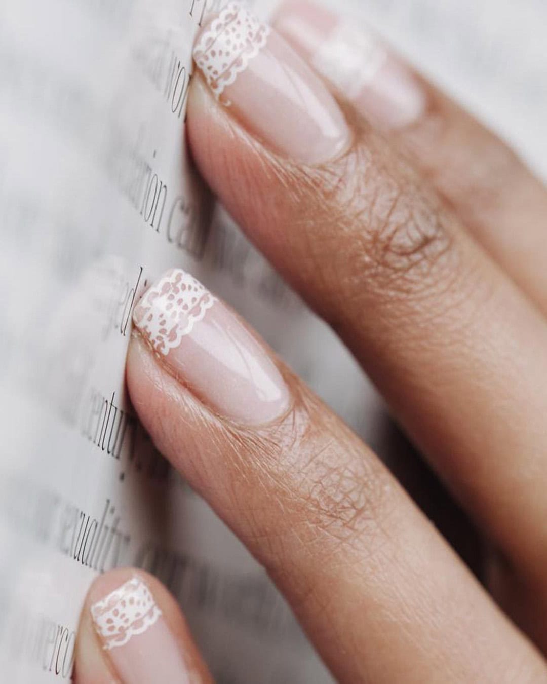 Pearls Nail Ideas French Tip