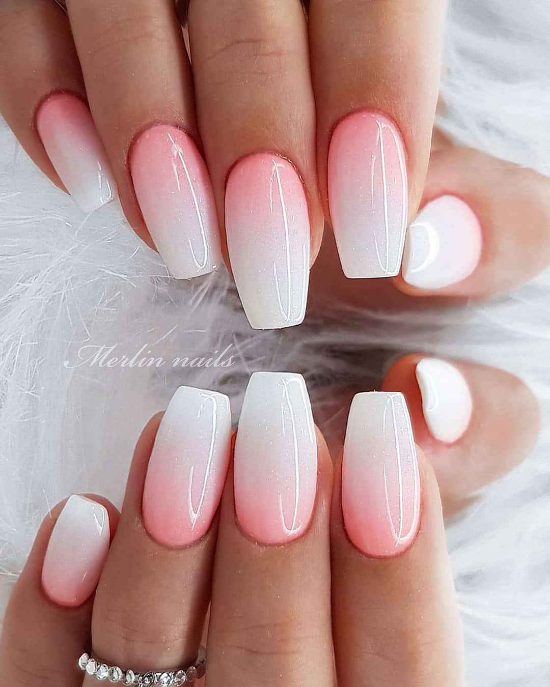 French Tip Nail Art for Weddings