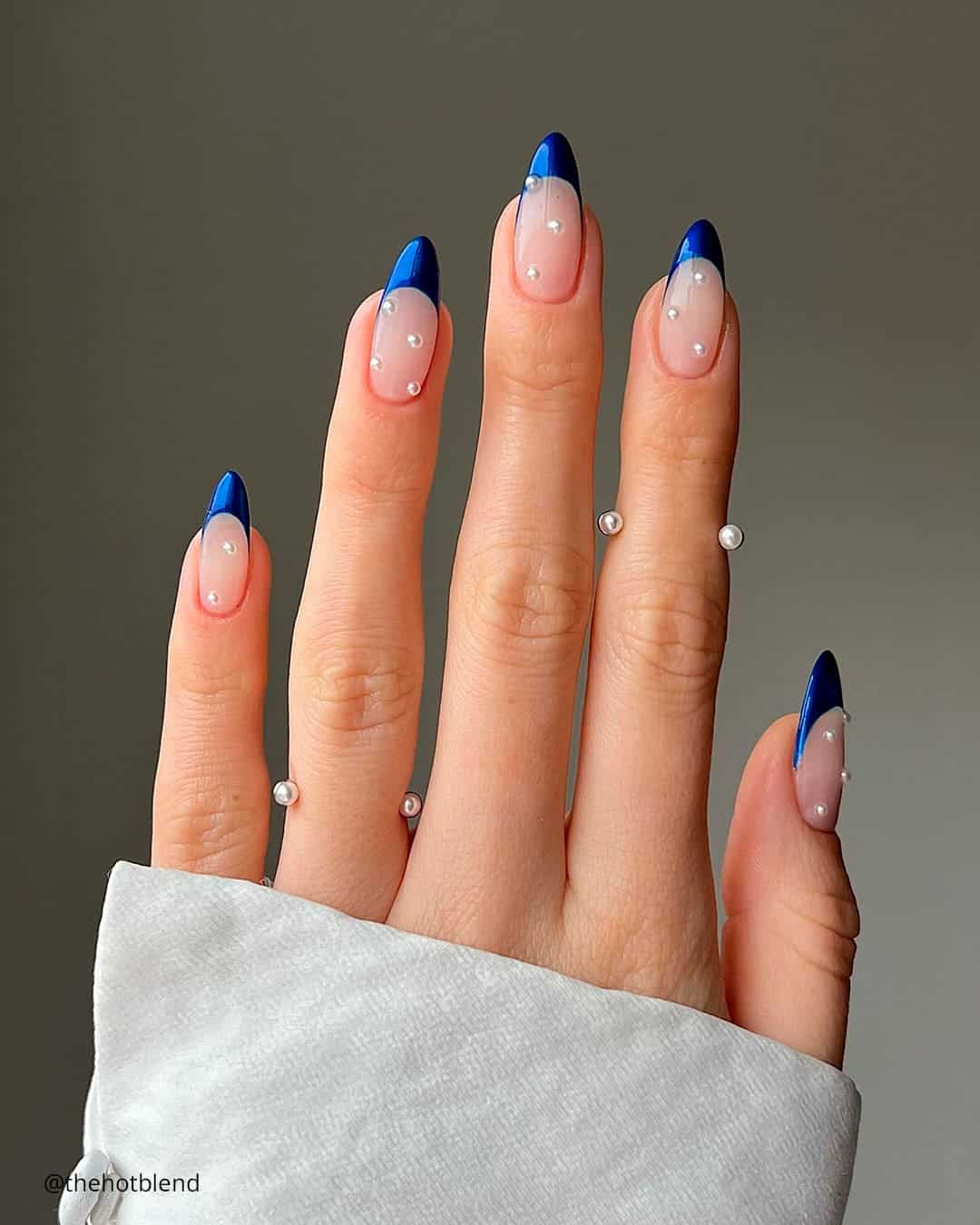 Add Some Colors to French Tip Nails