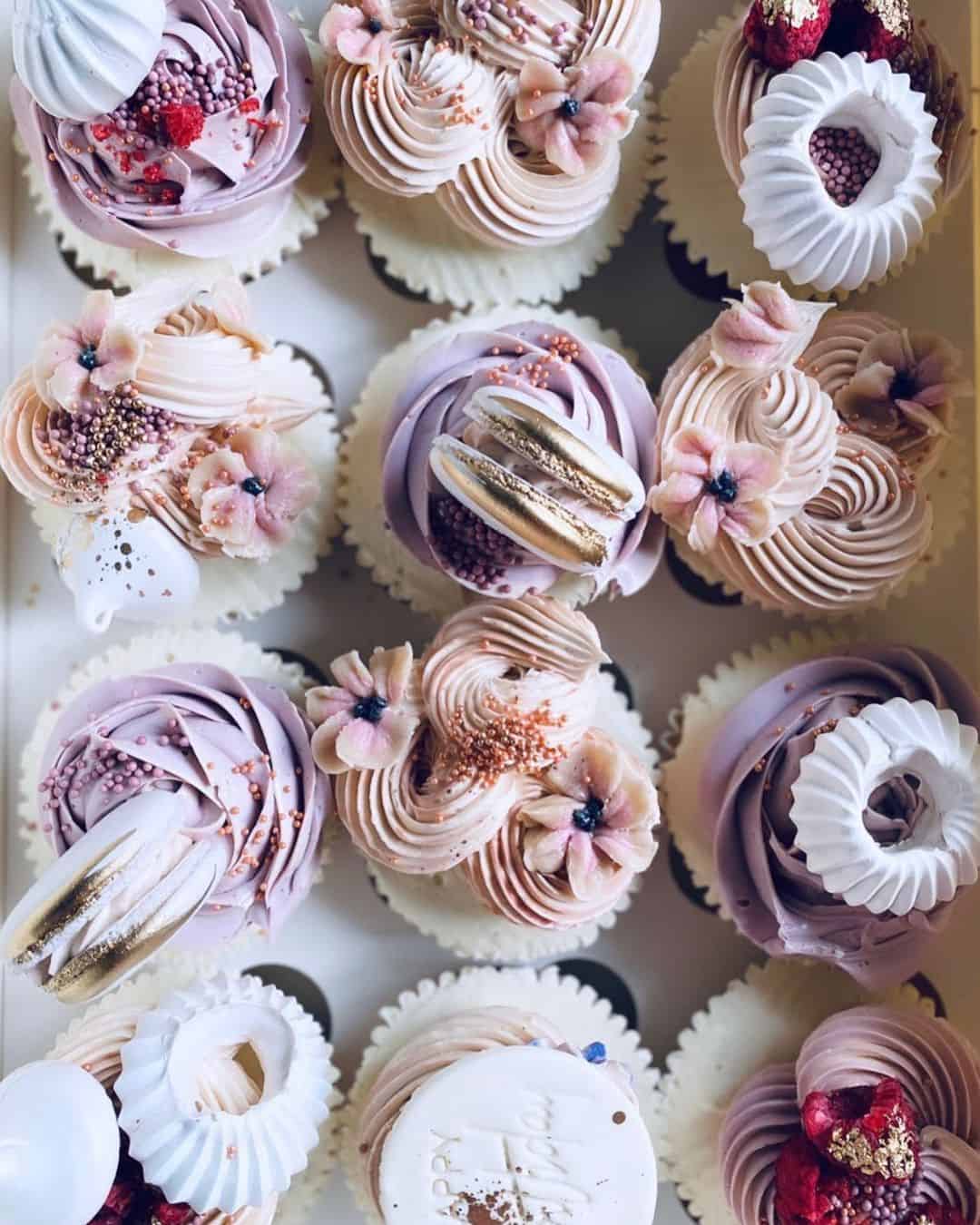 Yellow Chocolate Cupcake Wedding Inspiration