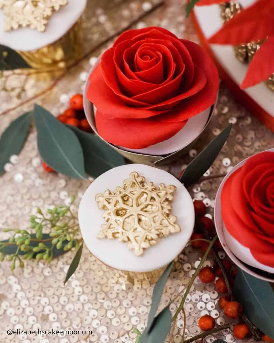 Christmas Themed Wedding Desserts