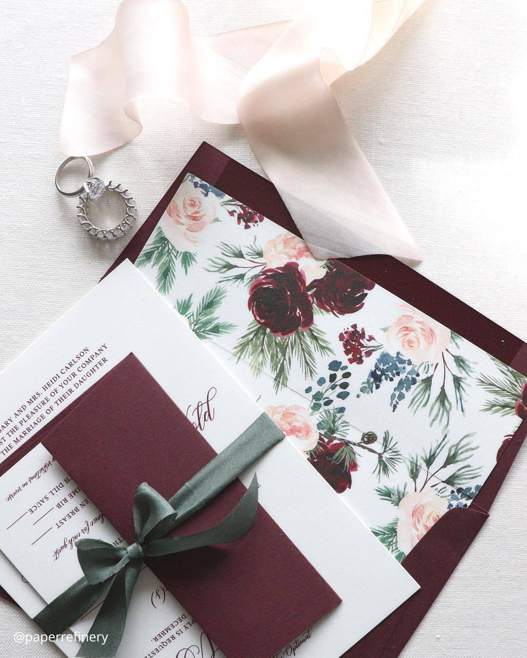 Christmas Wedding Invitations