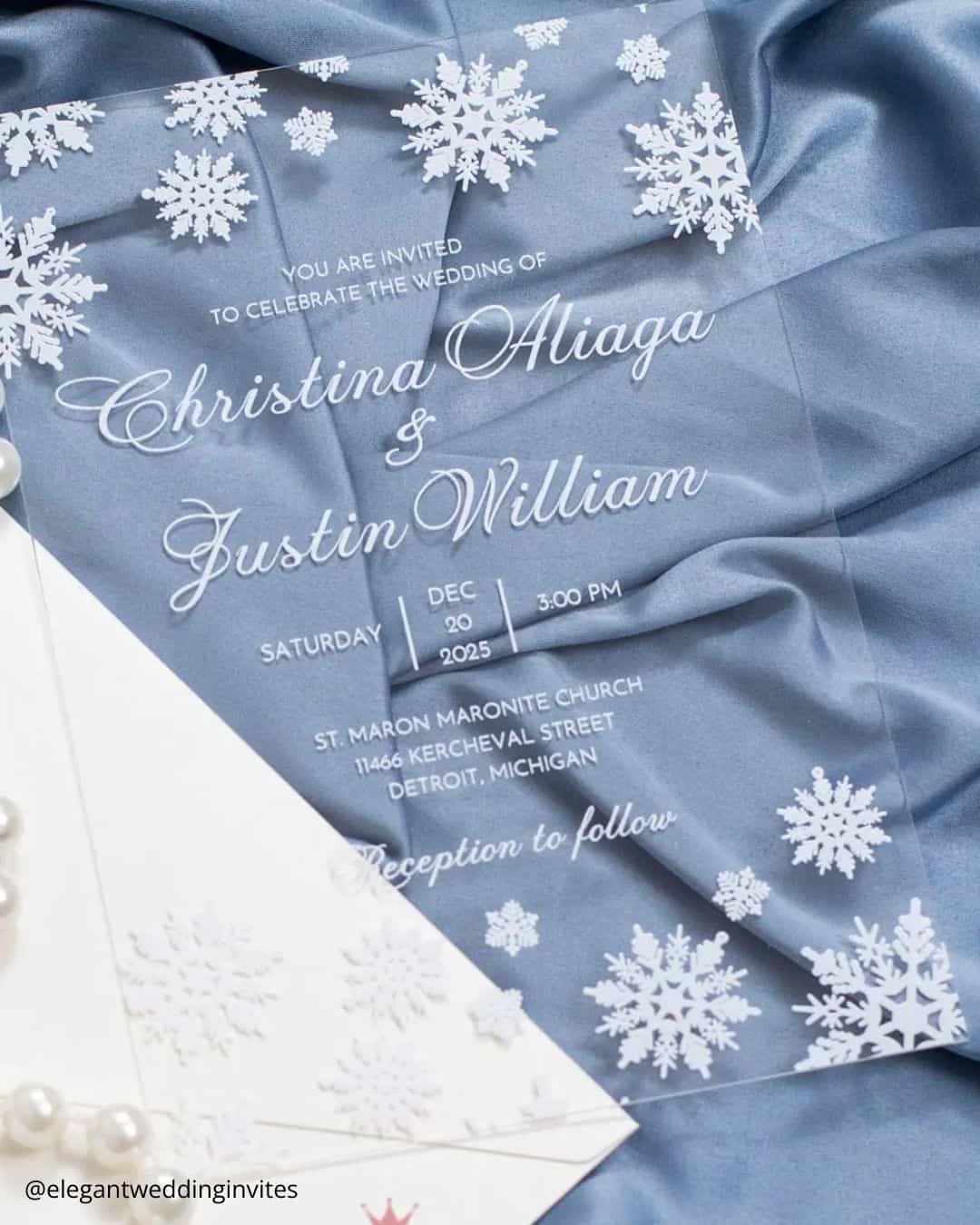 Christmas Wedding Invitations