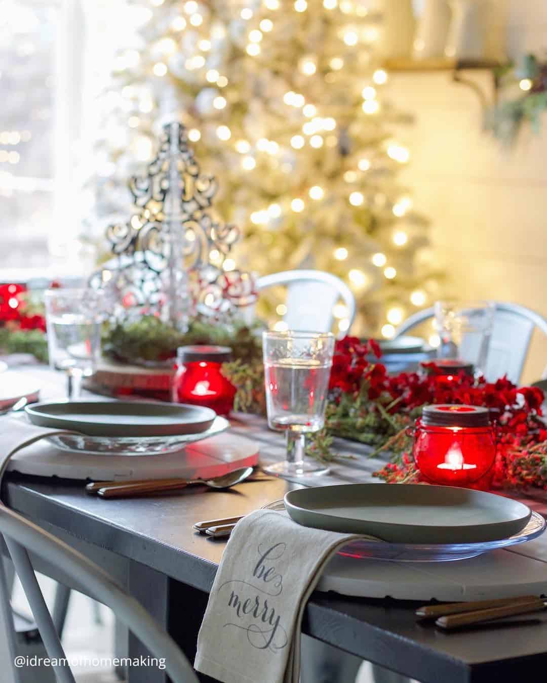 Christmas Place Setting Decor