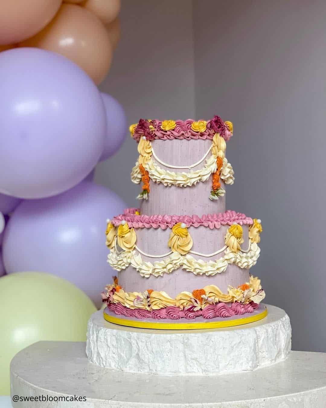 Colored Wedding Cakes