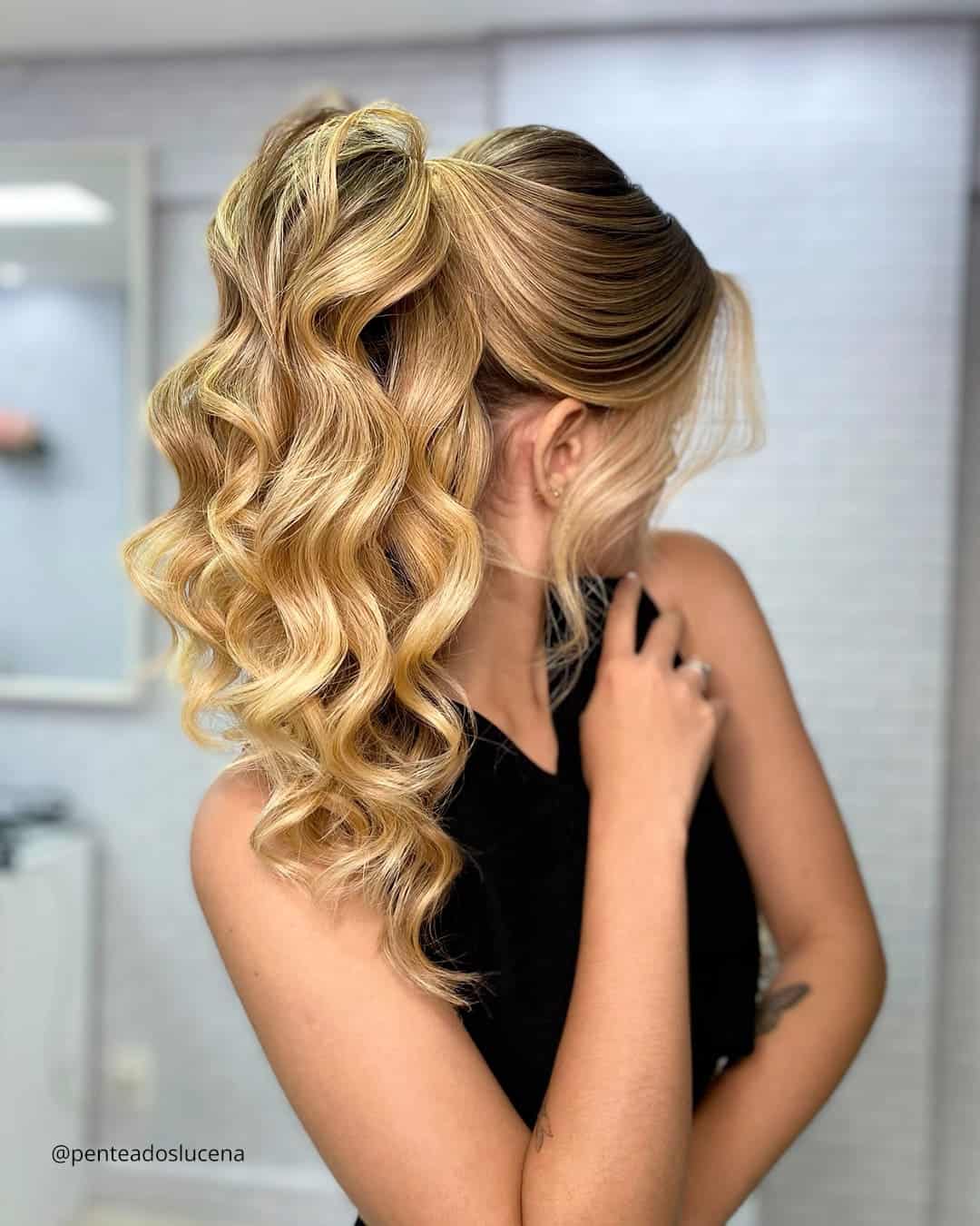 Wedding Hairstyles For Long Curly Hair