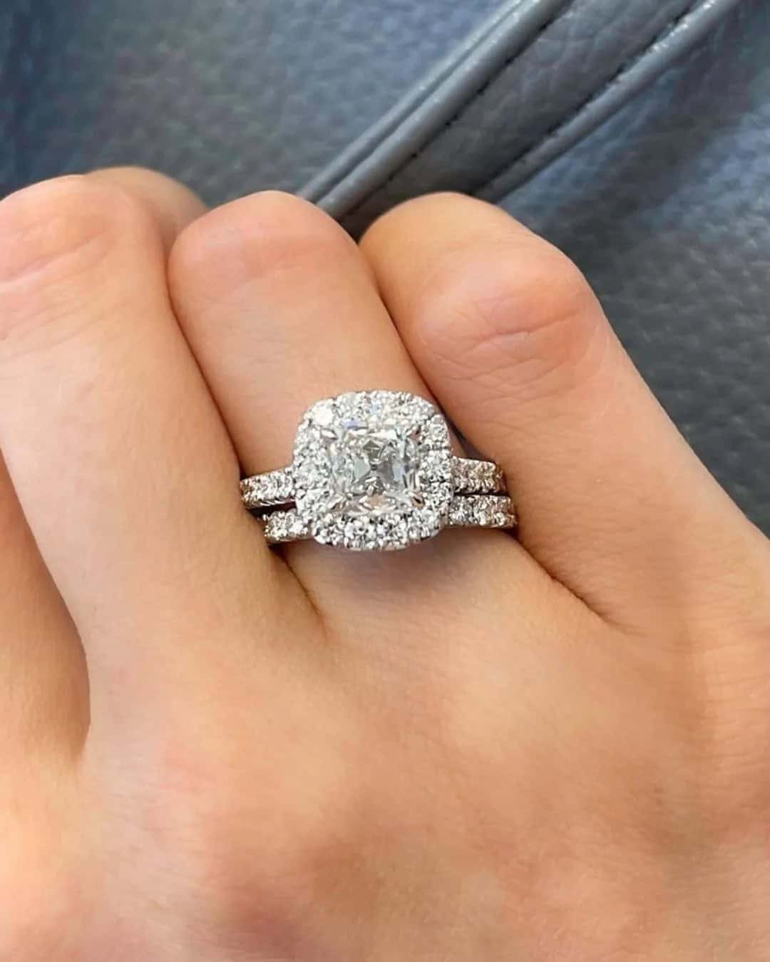 Engagement Rings With Pave Band