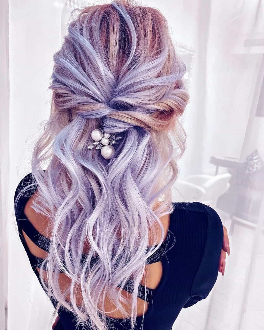 Curly Wedding Hair Down