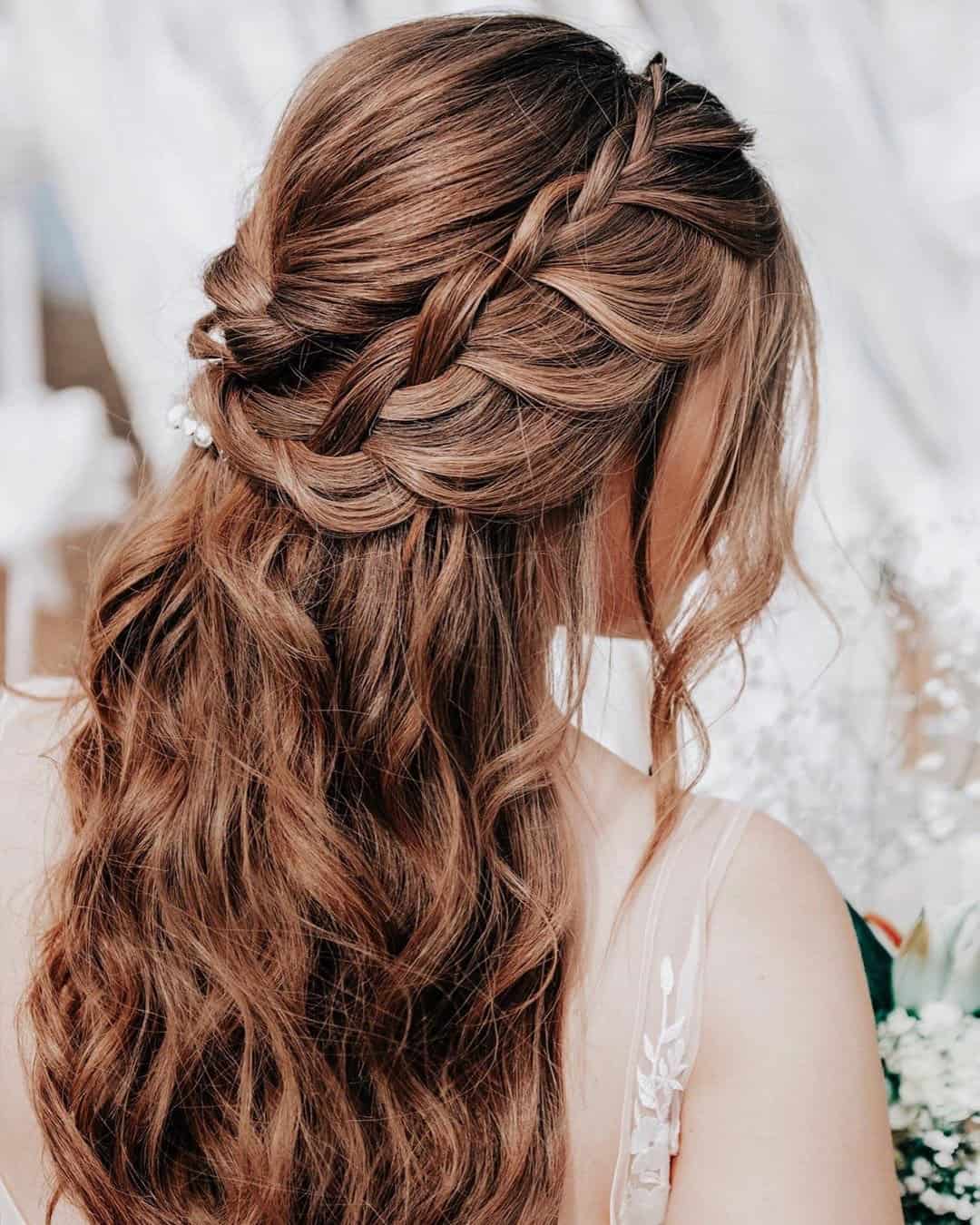 Down Wedding Hairstyles With Bangs