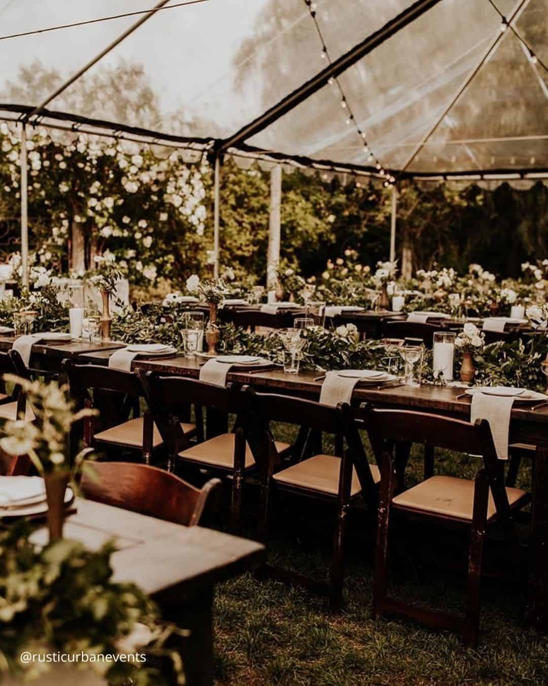 Clear Tent Wedding