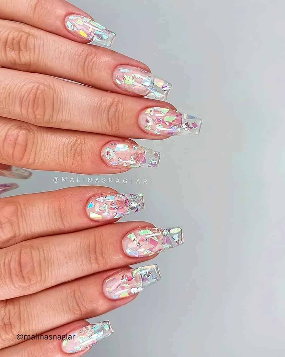 Acrylic Wedding Nails