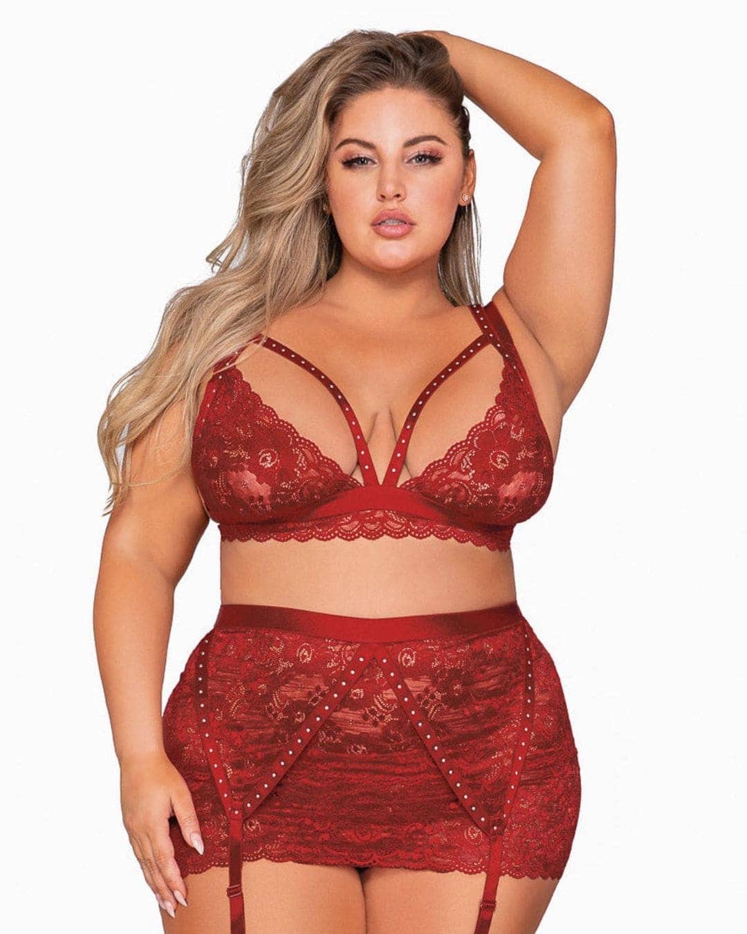 Sheer Plus-Size Bridal Lingerie And Robes