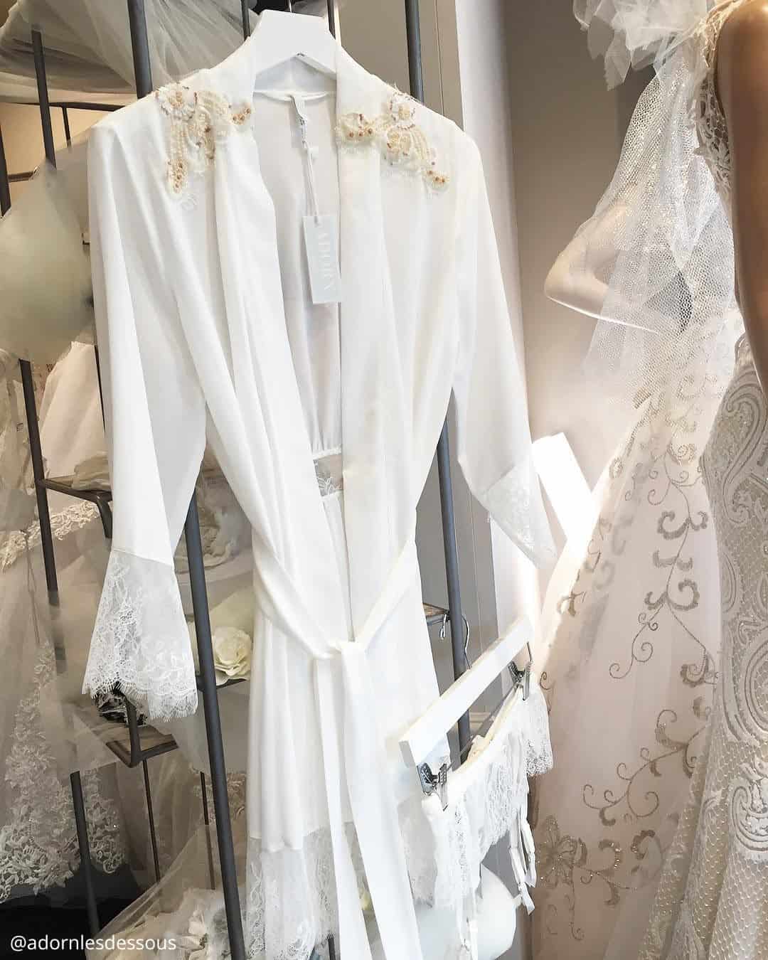 Sheer Plus-Size Bridal Lingerie And Robes