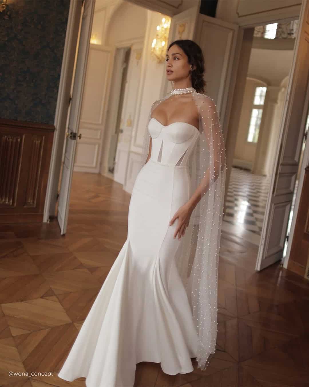 Bubble Hem Bridal Dresses