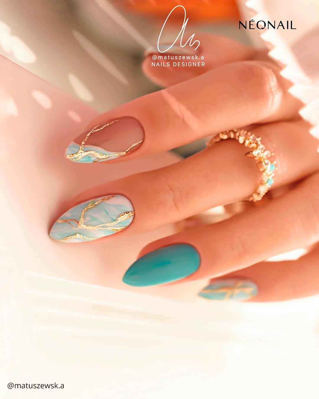 Blue Nails