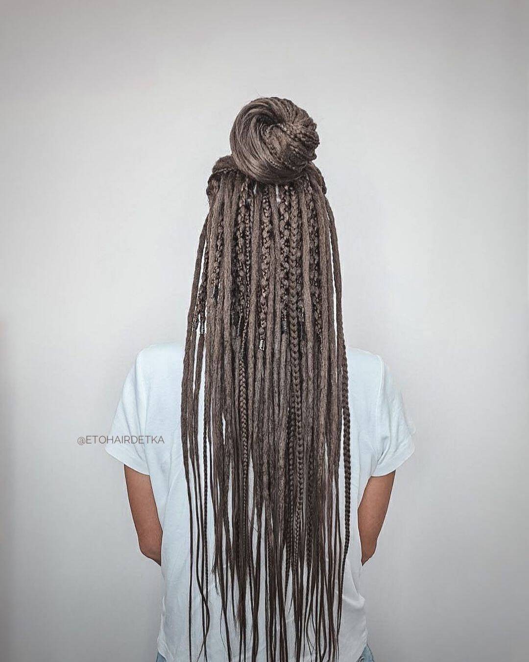 Bridal Half Up Half Down Dreadlocks
